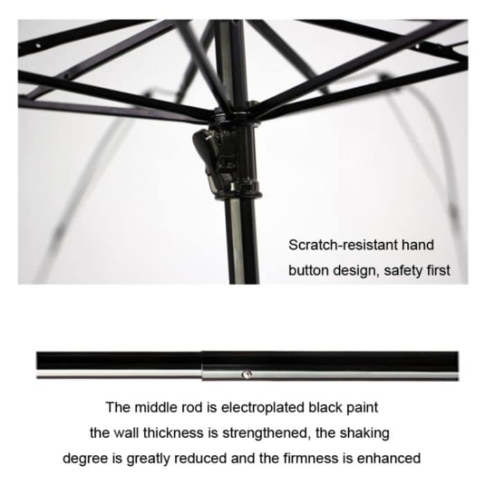 Zusammenklappbarer, einfacher Sonnenschirm mit doppeltem Verwendungszweck – Bild 5