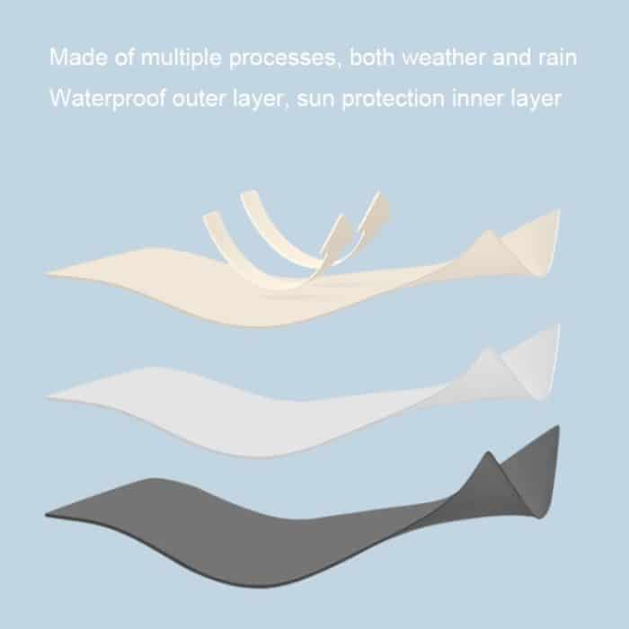 16 Bone Automatik-Regenschirm mit langem Griff, doppelter Verwendungszweck für Sunny und Rain, With Waterproof Cover Beige, With Waterproof Cover Black, With Waterproof Cover Purple, With Waterproof Cover Green, With Waterproof Cover White... – Bild 6