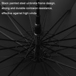 16 Bone Automatik-Regenschirm mit langem Griff, doppelter Verwendungszweck für Sunny und Rain, With Waterproof Cover Beige, With Waterproof Cover Black, With Waterproof Cover Purple, With Waterproof Cover Green, With Waterproof Cover White... – Bild 9