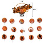Basketball-Themenparty-Set, Flagge + Ballon + Kucheneinsatz-Set – Bild 4