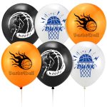 Basketball-Themenparty-Set, Flagge + Ballon + Kucheneinsatz-Set – Bild 5