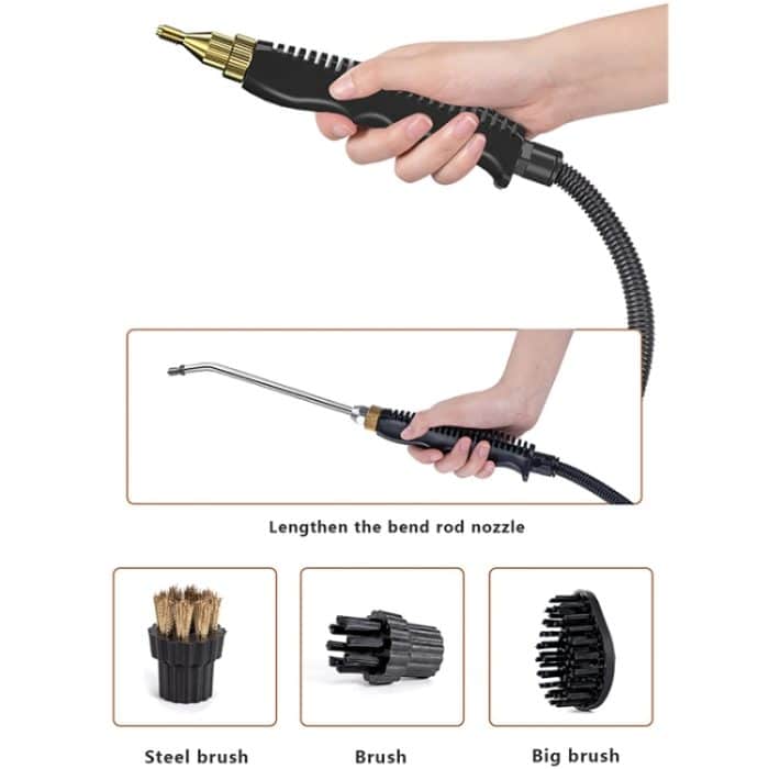 2500 W Hochtemperatur- und Hochdruck-Dampfreinigungsmaschine für Küchen- und Badezimmermöbel, Red  220V  EU Plug, White 220V EU Plug, Red 220V UK Plug, White 220V UK Plug, Red 110V US Plug, White 110V US Plug – Bild 9