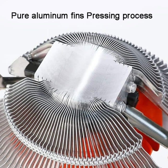 EVESKY Desktop-Computer CPU-Lüfter 1155 775 AMD Universal Mute Down Pressure CPU-Kühler – Bild 6