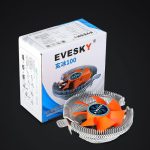 EVESKY Desktop-Computer CPU-Lüfter 1155 775 AMD Universal Mute Down Pressure CPU-Kühler – Bild 8