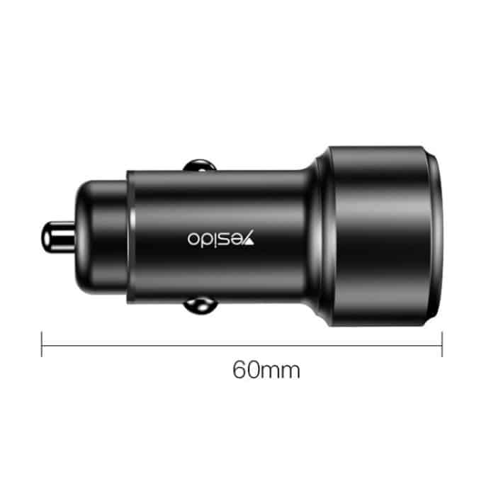Yesido Y42 PD+QC3.0 Autoladegerät Zigarettenanzünder 42W Schnellladegerät, Y42 – Bild 2