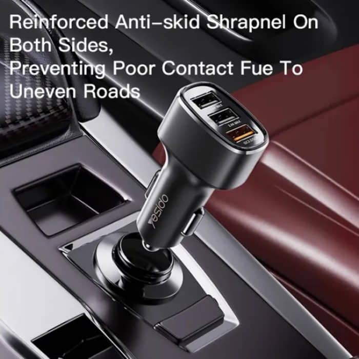 Yesido Y46 42W 3 USB-Anschlüsse Auto-Schnellladegerät, Y46 – Bild 8