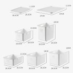 Desktop-Aufbewahrungsbox, Kosmetik-Finishing-Box, Small Short Without Lid, Small Tall Without Lid, Large Short Without Lid, Large Medium Without Lid, Large Tall Without Lid, Narrow Lid, Wide Lid – Bild 2