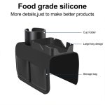 Upgrade Couch-Getränkehalter-Tablett, Silikon-Anti-Rutsch-Sofa-Armlehnen-Tablett, Silicone – Bild 4