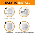 Für TP Link Deco Mesh X20/X50/X55/X60/Wifi 6-Wege-Router-Halterung, For TP Link Deco Mesh X20/X50/X55/X60 – Bild 6