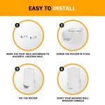 Für TP Link Deco X68/X80/XE75/XE75 Pro Wifi 6-Wege-Router-Halterung, For TP Link Deco X68/X80/XE75/XE75 Pro – Bild 6