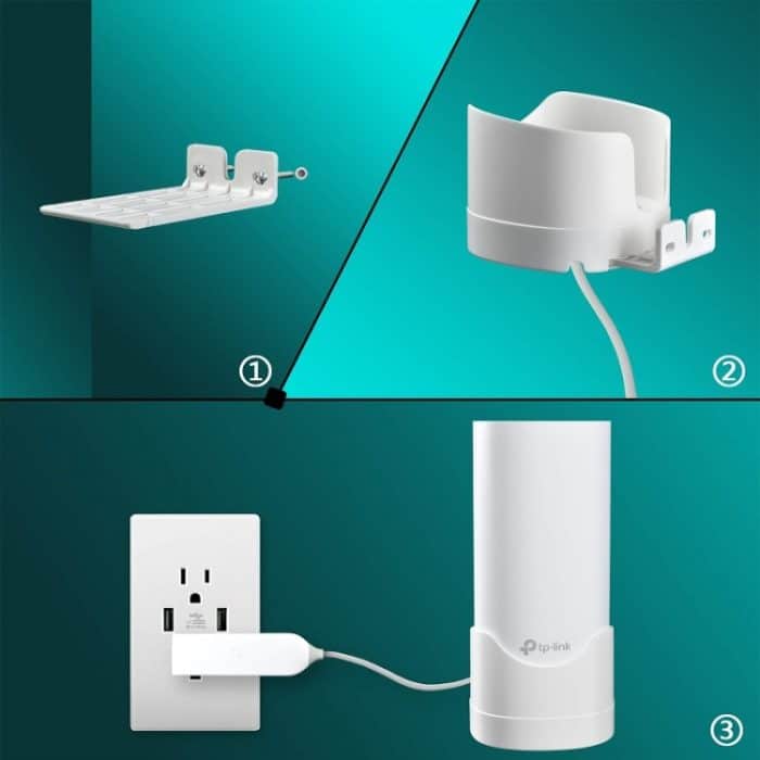 Für TP-Link Deco M4/E4/P9/S7 Router Wandhalterung – Bild 5
