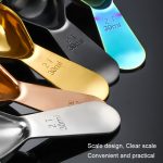 30 ml verdickter Kaffeelöffel aus 304-Edelstahl mit Skala zur Messung des Bohnenlöffels, Gold, Rose Gold, Colorful, Black – Bild 7