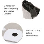 Cartoon Einfache Student Oxford Stift Tasche Große Kapazität Bleistift Tasche – Bild 4