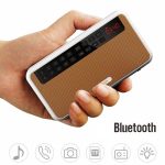 Rolton E500 Bluetooth-Lautsprecher, integriertes 2.1-Kanal-Mikrofon, unterstützt UKW-Radio – Bild 4