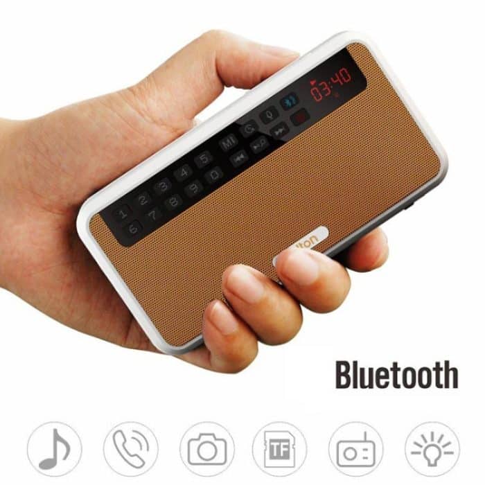 Rolton E500 Bluetooth-Lautsprecher, integriertes 2.1-Kanal-Mikrofon, unterstützt UKW-Radio – Bild 4