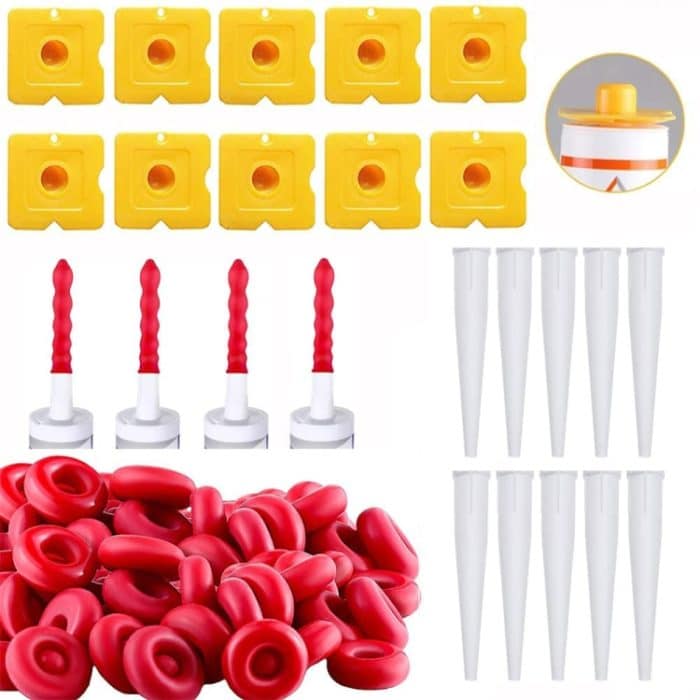 Glaskleber-Düsen-Dichtungskappe, auslaufsichere Hülse, Glaskleber-Düsen-Schutzhülle, 10pcs, 20pcs, 50pcs, 100pcs – Bild 6