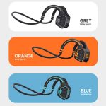 Wasserdichter In-Ear-Kopfhörer mit Knochenleitung, magnetische Aufladung, Schwimmen, Sport, Bluetooth, AS9 Grey, AS9 Orange, AS9 Blue – Bild 2