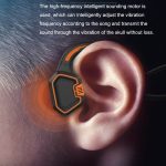 Wasserdichter In-Ear-Kopfhörer mit Knochenleitung, magnetische Aufladung, Schwimmen, Sport, Bluetooth, AS9 Grey, AS9 Orange, AS9 Blue – Bild 10