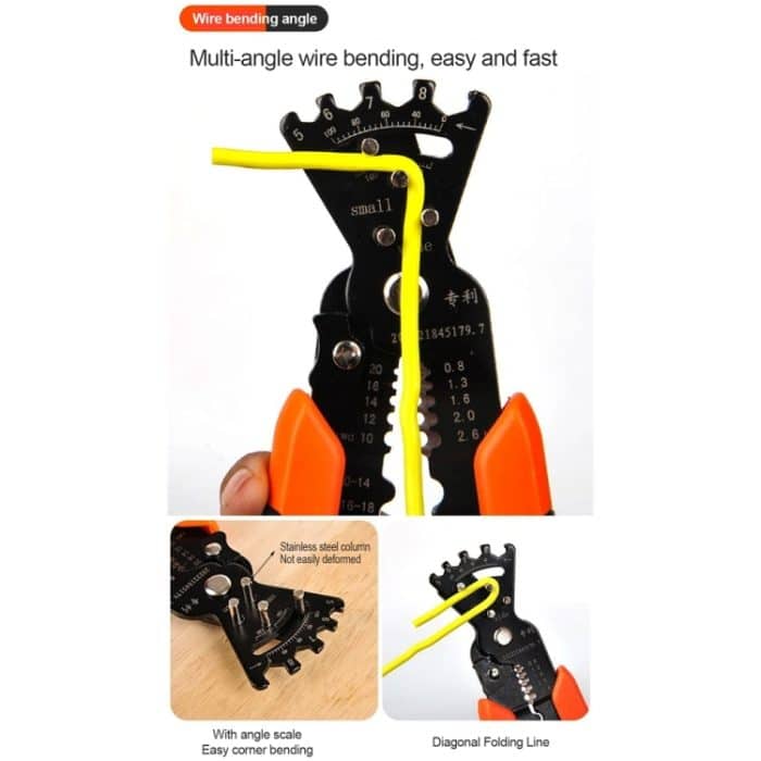 Multifunktionale, patentierte Biegelinien-Crimpdraht-Schälklemme, Elektroklemme – Bild 8