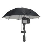50 cm Kamera-Regenschirm, verstellbarer Handy-Sonnenschirm mit Clip