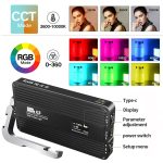 Pixel G3 Flachbildschirm RGB-Fülllicht Handfotografiekamera Dimmbare Desktop-Mini-Taschenlampe – Bild 4