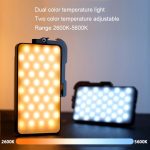 Pixel G3 Flachbildschirm RGB-Fülllicht Handfotografiekamera Dimmbare Desktop-Mini-Taschenlampe – Bild 8