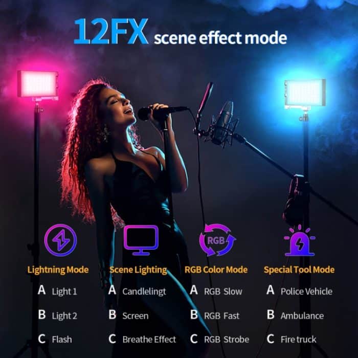 Pixel G1S Mini-Außen-RGB-Farbfülllichtkamera, kleine Desktop-Leuchten – Bild 13