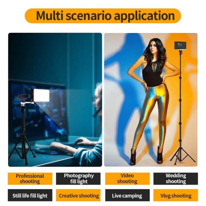 Pixel G1S Mini-Außen-RGB-Farbfülllichtkamera, kleine Desktop-Leuchten – Bild 16