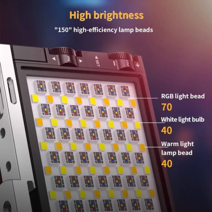 Pixel G1S Mini-Außen-RGB-Farbfülllichtkamera, kleine Desktop-Leuchten – Bild 9