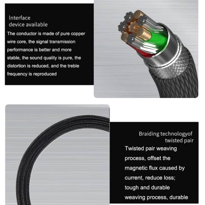 For Boom Microphone V-MODA Computer Gaming Headphone Cable, ZS0198 Gold Plug, ZS0198 Black Injection Molding – Bild 6