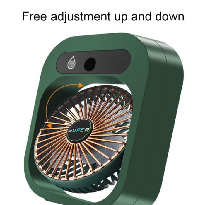 USB-Aufladung, Befeuchtung, Klimaanlage, Ventilator, Nano-Spray, tragbarer Desktop-Lüfter – Bild 4