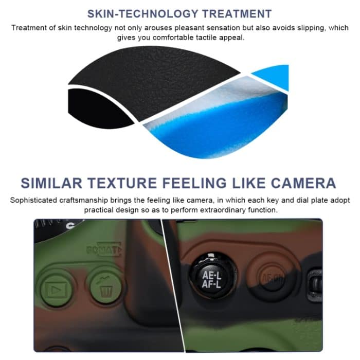 Pixel P001 für Nikon D750 Kamera Silikon-Schutzhülle – Bild 9