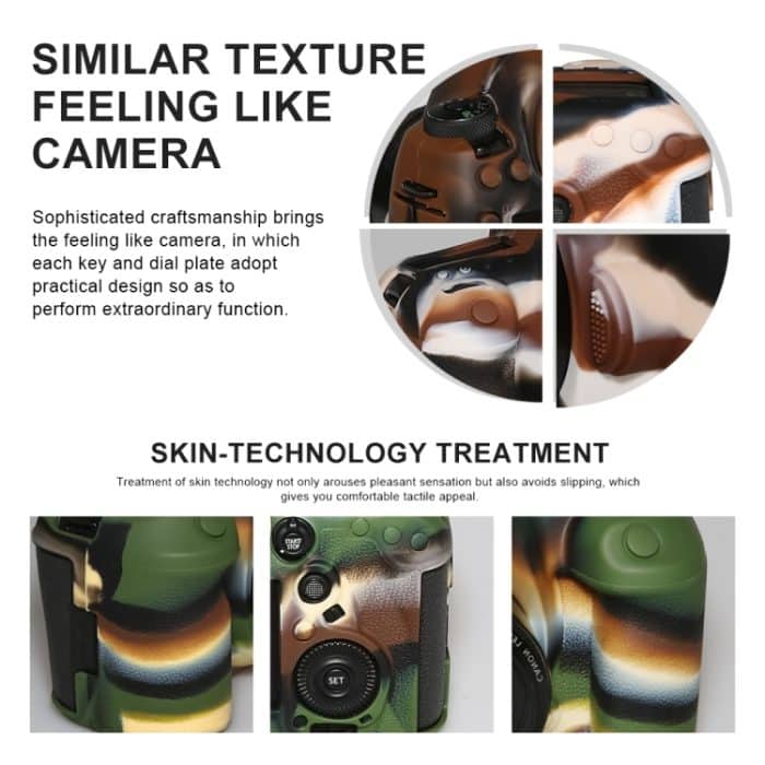 Pixel P001 für Canon 5D4 Kamera Silikon-Schutzhülle – Bild 6