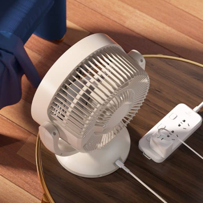 Desktop-Luftzirkulation aufrechter Nachtlichtventilator, drehbarer Turbo-Ventilator für den Haushalt, Plug-in Model, Charging Model – Bild 13
