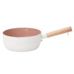 18 cm ohne Deckel, zum Kochen von Instant-Nudeln, antihaftbeschichtete Pfanne, Babynahrungsergänzungspfanne, kleiner Milchtopf aus Maifan-Stein, 18cm Without Cover White, 18cm Without Cover Blue, 18cm Without Cover Pink