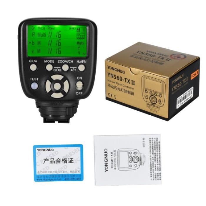 YONGNUO YN560-TX II Studio-Lichtauslöser, kabelloser Auslöser, Blitzauslöser, For Canon Version, For Nikon Version, For Sony Version – Bild 11