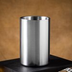 Große Kapazität, verdickter runder Eiskübel aus Edelstahl, doppelschichtiges Champagner-Bierfass, 1.6L – Bild 2