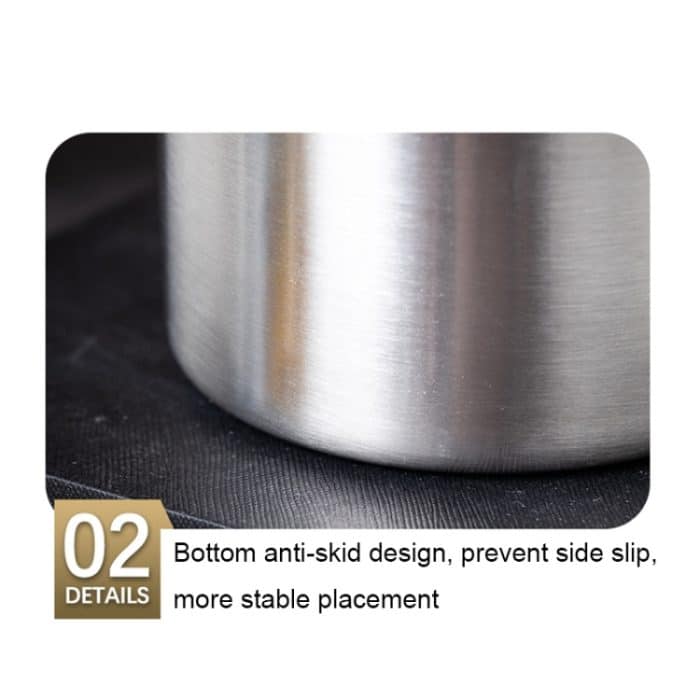 Große Kapazität, verdickter runder Eiskübel aus Edelstahl, doppelschichtiges Champagner-Bierfass, 1.6L – Bild 5