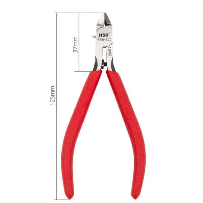 HSD SPM-120 einschneidige Scherenzange, dünnkantiges Modell, montierte Wasserbackenzange – Bild 2