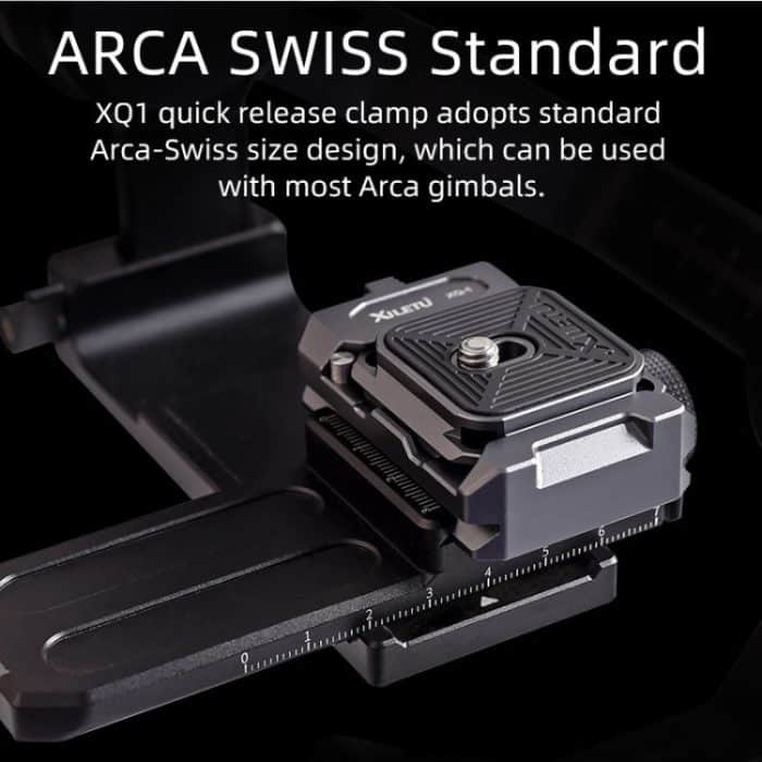XILETU PQ-38 Schnellwechselplatte Basis Stativ Slider Mount Adapter – Bild 4