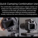 XILETU PQ-38 Schnellwechselplatte Basis Stativ Slider Mount Adapter – Bild 5