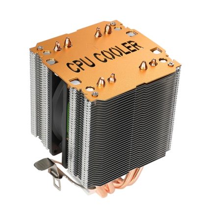 EVESKY 500 Desktop-Computer 4 Kupferrohr-Mute-CPU-Lüfter, Single Fan Without Light, No Light Three Fans, Color Single Fan, Color Three Fans