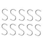 Multifunktionaler Edelstahlhaken, S-förmiger Metallhaken, Large, Medium, Small