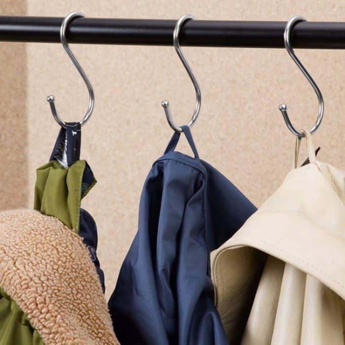 Multifunktionaler Edelstahlhaken, S-förmiger Metallhaken, Large, Medium, Small – Bild 9