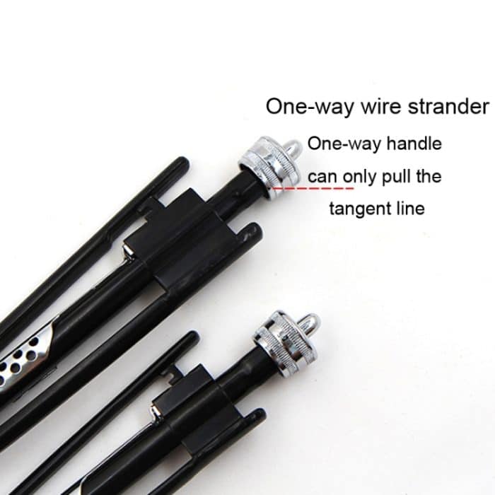 Litzendrahtzange, Sicherungszange, Twist-Draht-Klemmen-Anziehzange, HSD WTP-806 6-inch One-way 214mm, HSD WTP-806R 6-inch Two-way 235mm, HSD WTP-809 9-inch One-way 265mm, HSD WTP-809R 9-inch Two-way 287mm – Bild 7