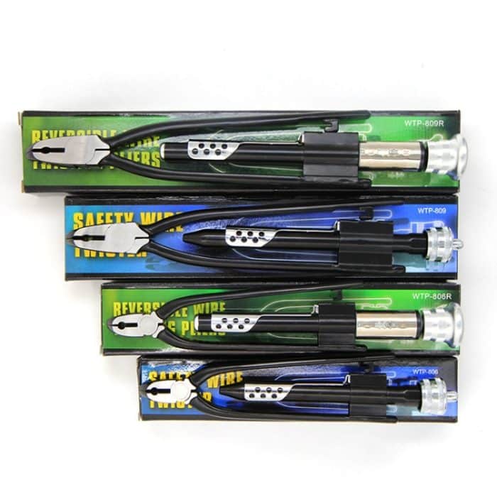 Litzendrahtzange, Sicherungszange, Twist-Draht-Klemmen-Anziehzange, HSD WTP-806 6-inch One-way 214mm, HSD WTP-806R 6-inch Two-way 235mm, HSD WTP-809 9-inch One-way 265mm, HSD WTP-809R 9-inch Two-way 287mm – Bild 4