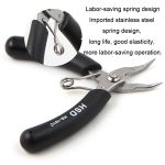 Mini Palm Toothless Angelzange, gebogene Nasenzange, handgefertigte Zange, HSD HS-101C – Bild 4