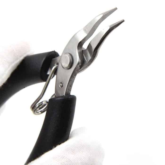 Mini Palm Toothless Angelzange, gebogene Nasenzange, handgefertigte Zange, HSD HS-101C – Bild 5