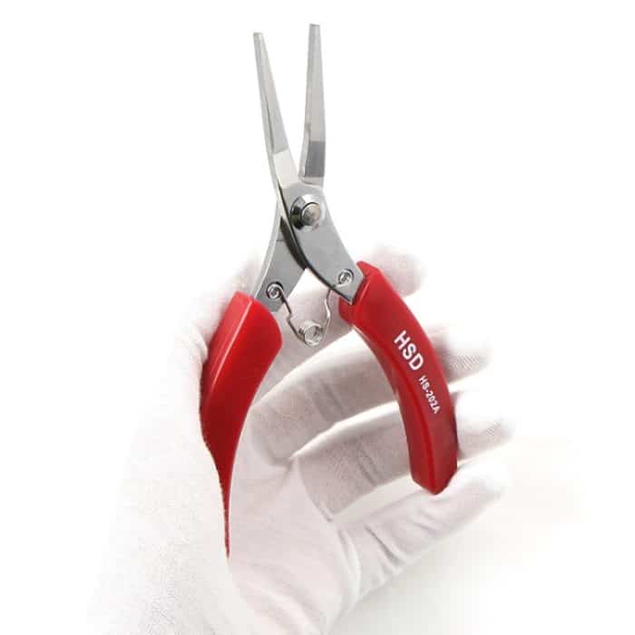 Zahnlose Spitzzange aus Edelstahl Spitzzange, HSD HS-202A, HSD HS-202C – Bild 6