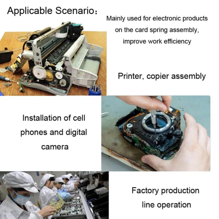 E-Typ-Federklemmzange, C-Typ-Sicherungsringzange, Meson-Gabel-Sicherungsringzange, HSD ETH-913 – Bild 6